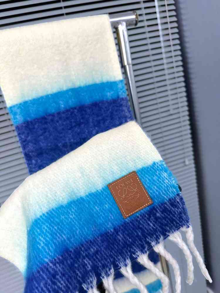 Loewe Anagram Multi Woollen Stole-3