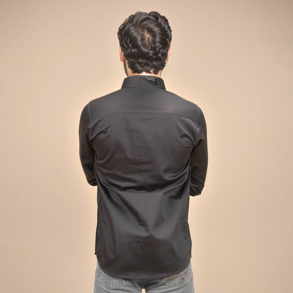 Burberry Black & White Premium Quality Shirt-3