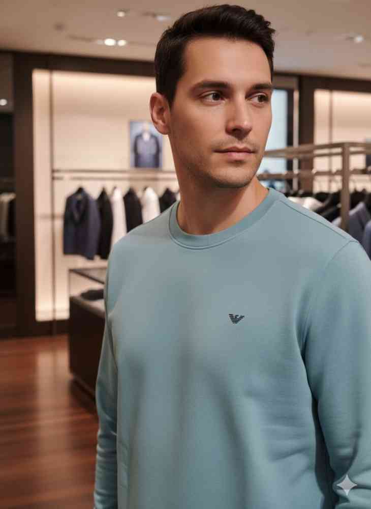 Armani Exchange Blue Premium Quality Sweatshirt