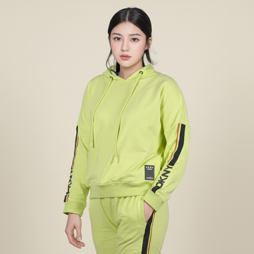 Green DKNY Pink Premium Quality Tracksuit