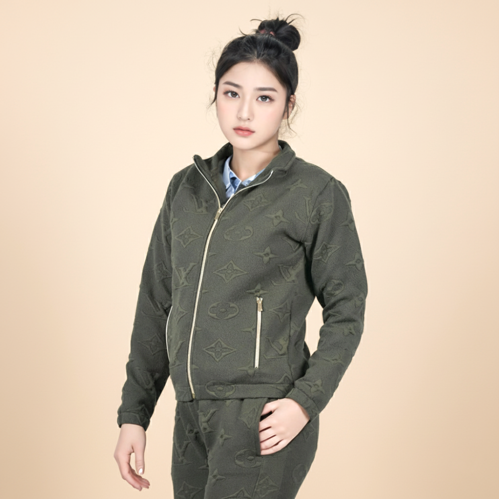 Green Louis Vuitton Blue Premium Quality Tracksuit
