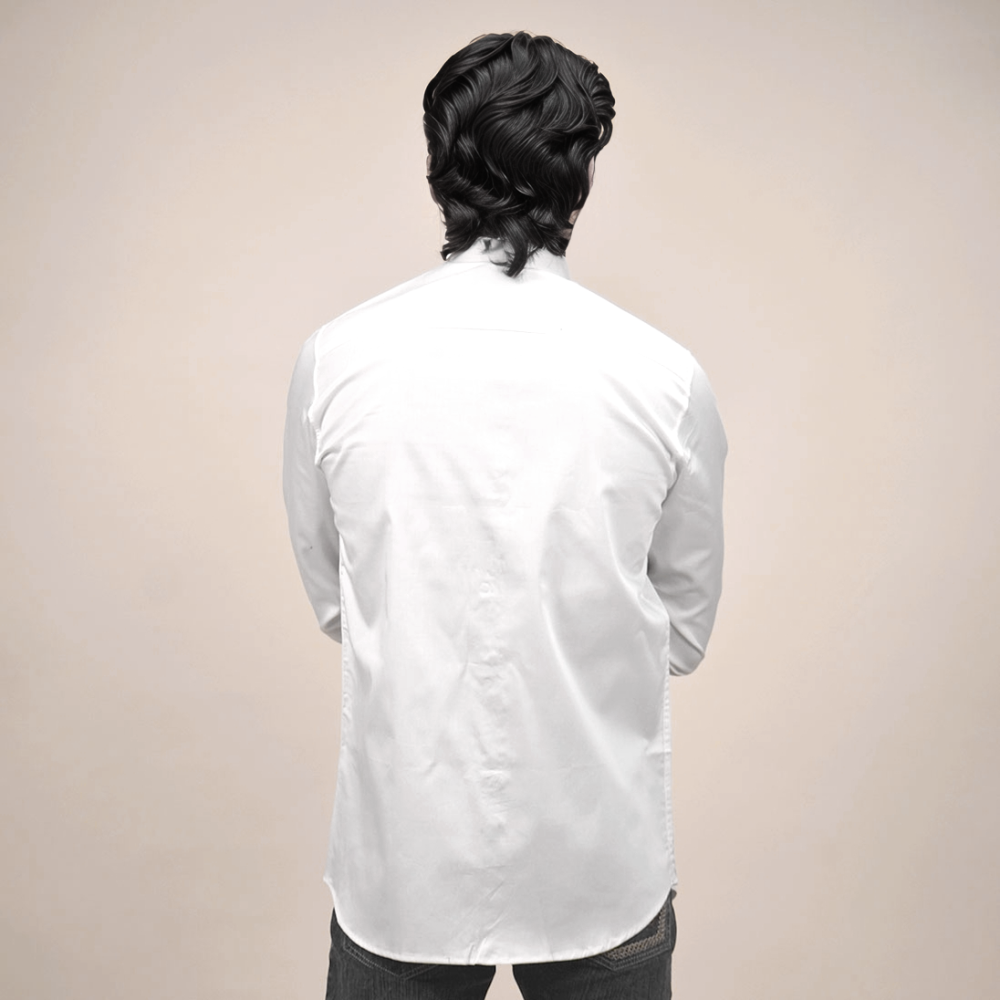Louis Vuitton Monogram White Premium Cotton Shirt-3