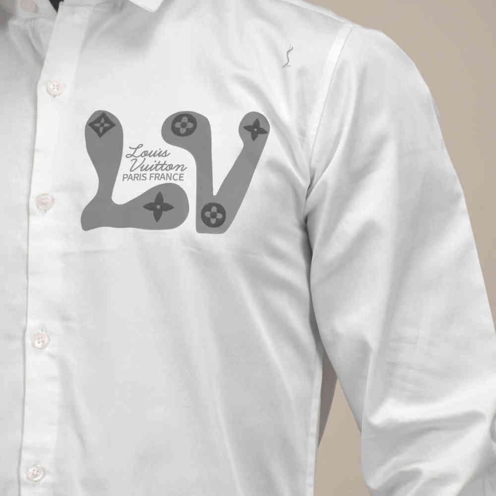 Louis Vuitton Monogram White Premium Cotton Shirt-4