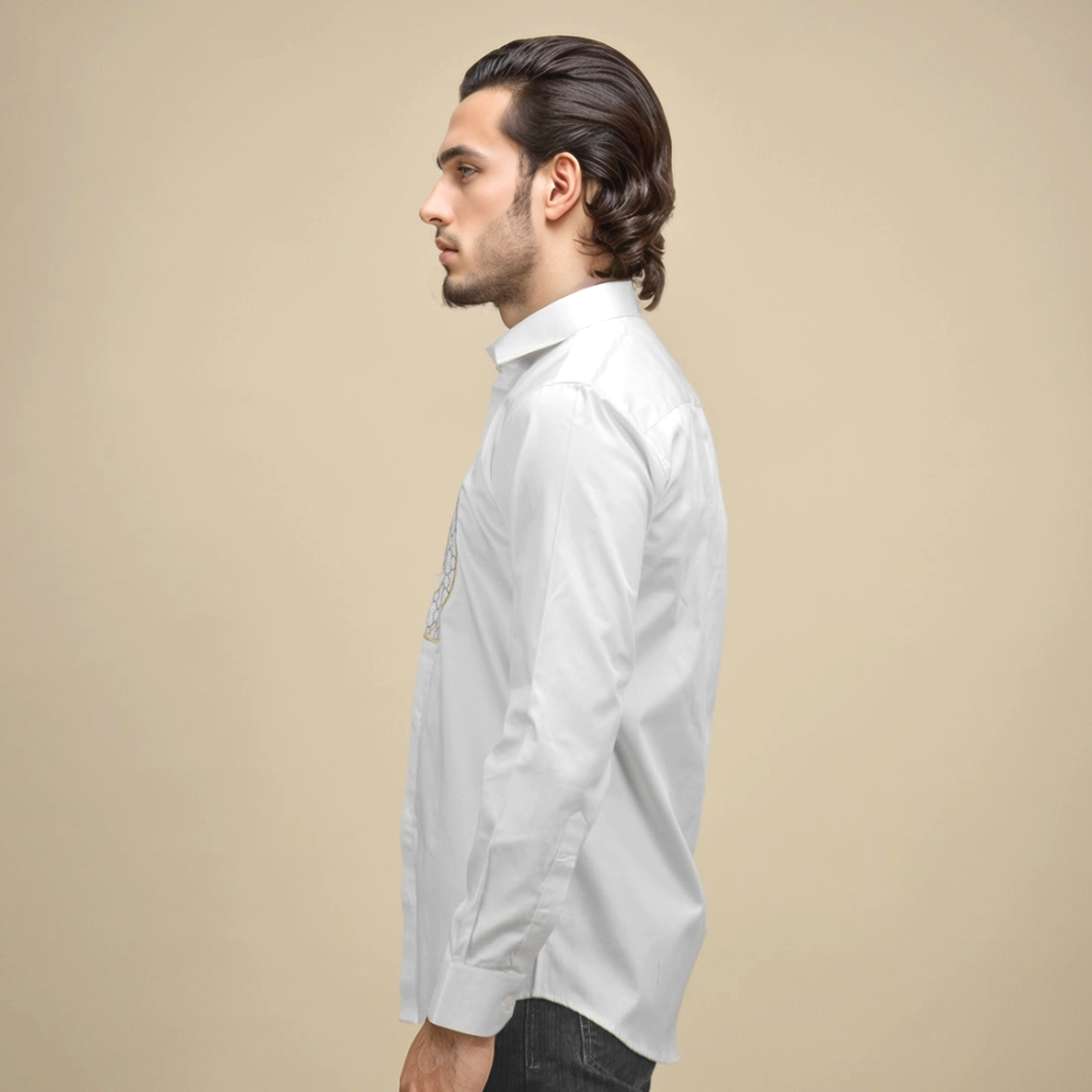 Gucci White Premium Quality Shirt-2