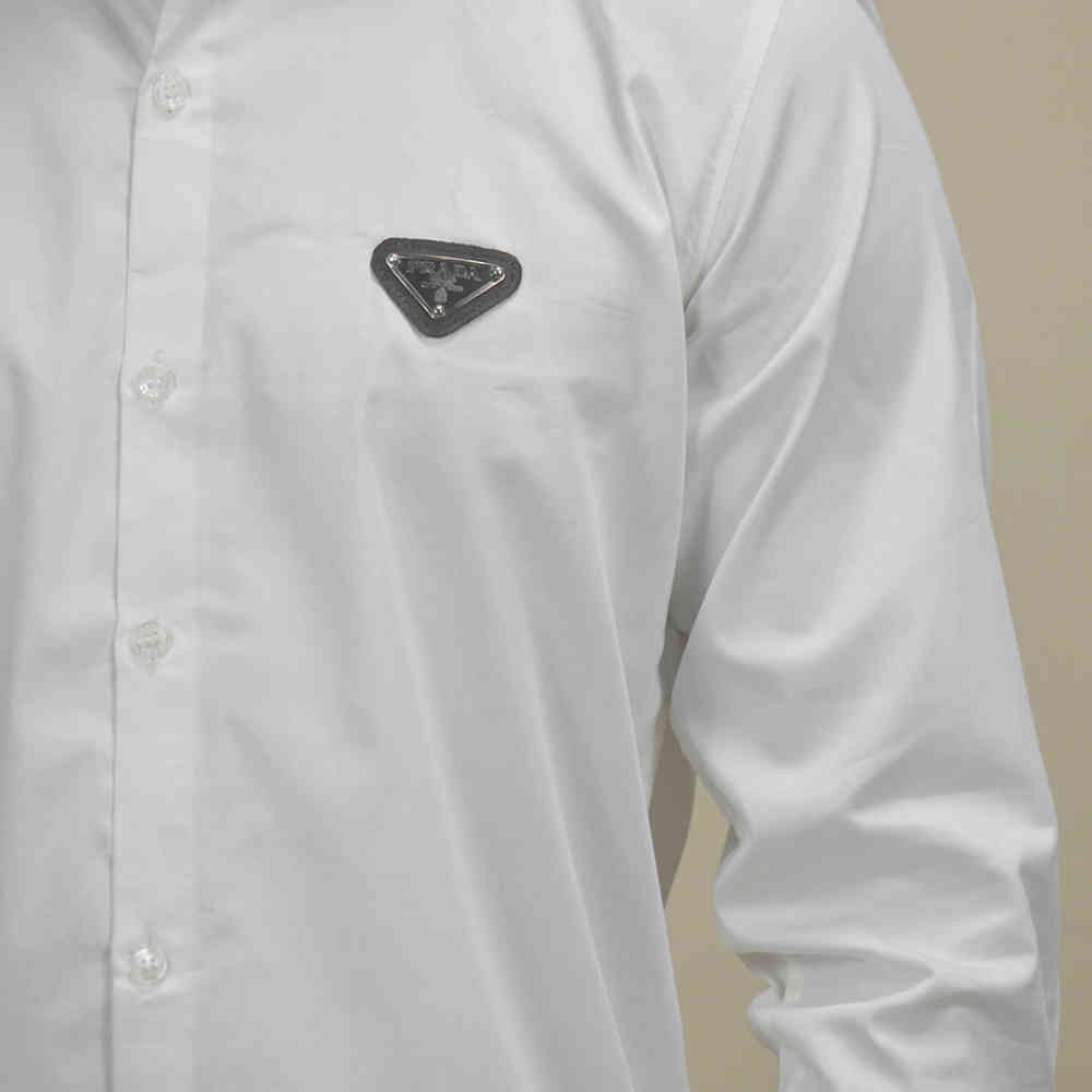 Prada Re-Nylon White Premium Luxury Shirt-4