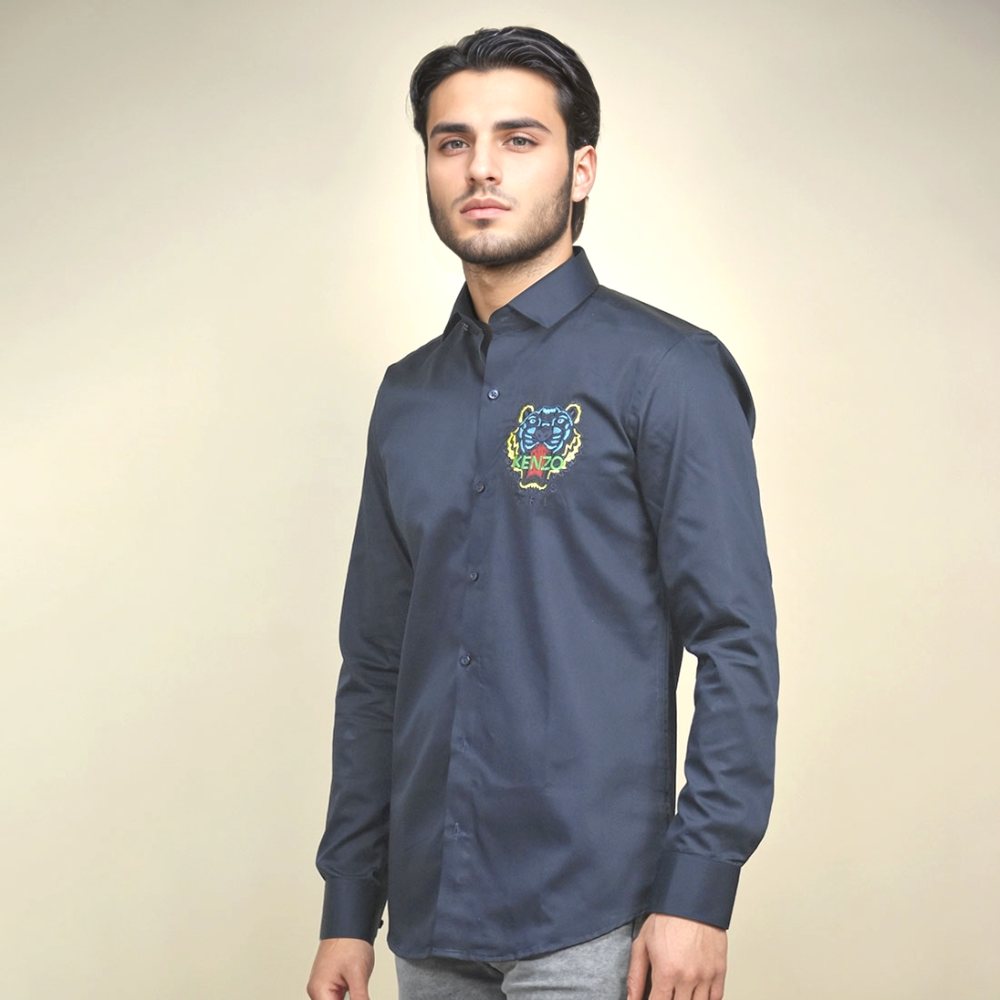 Blue KENZO Green Premium Quality Shirt