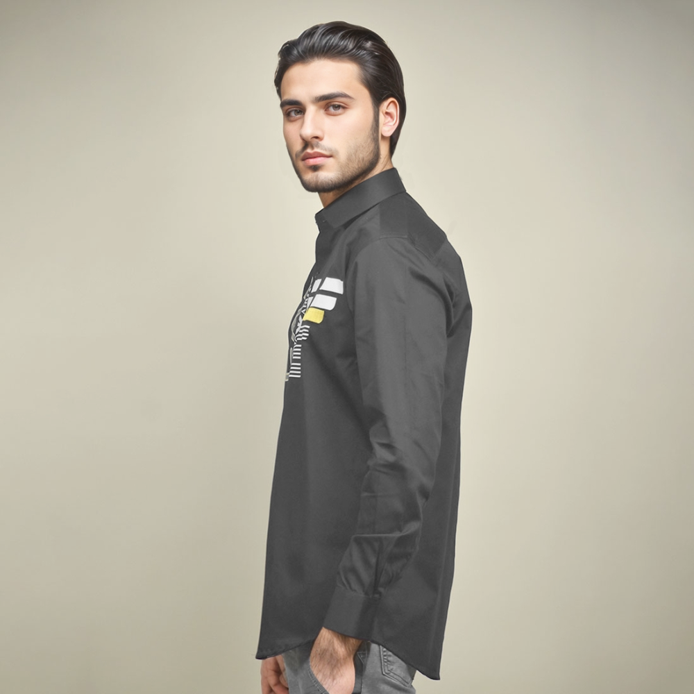 Emporio Armani Black Premium Quality Shirt-2