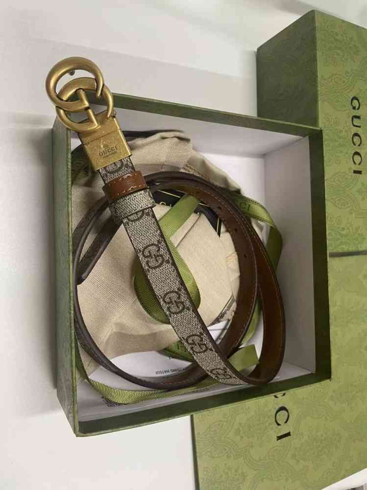 Gucci Brown Premium Quality Belt-thumb-1
