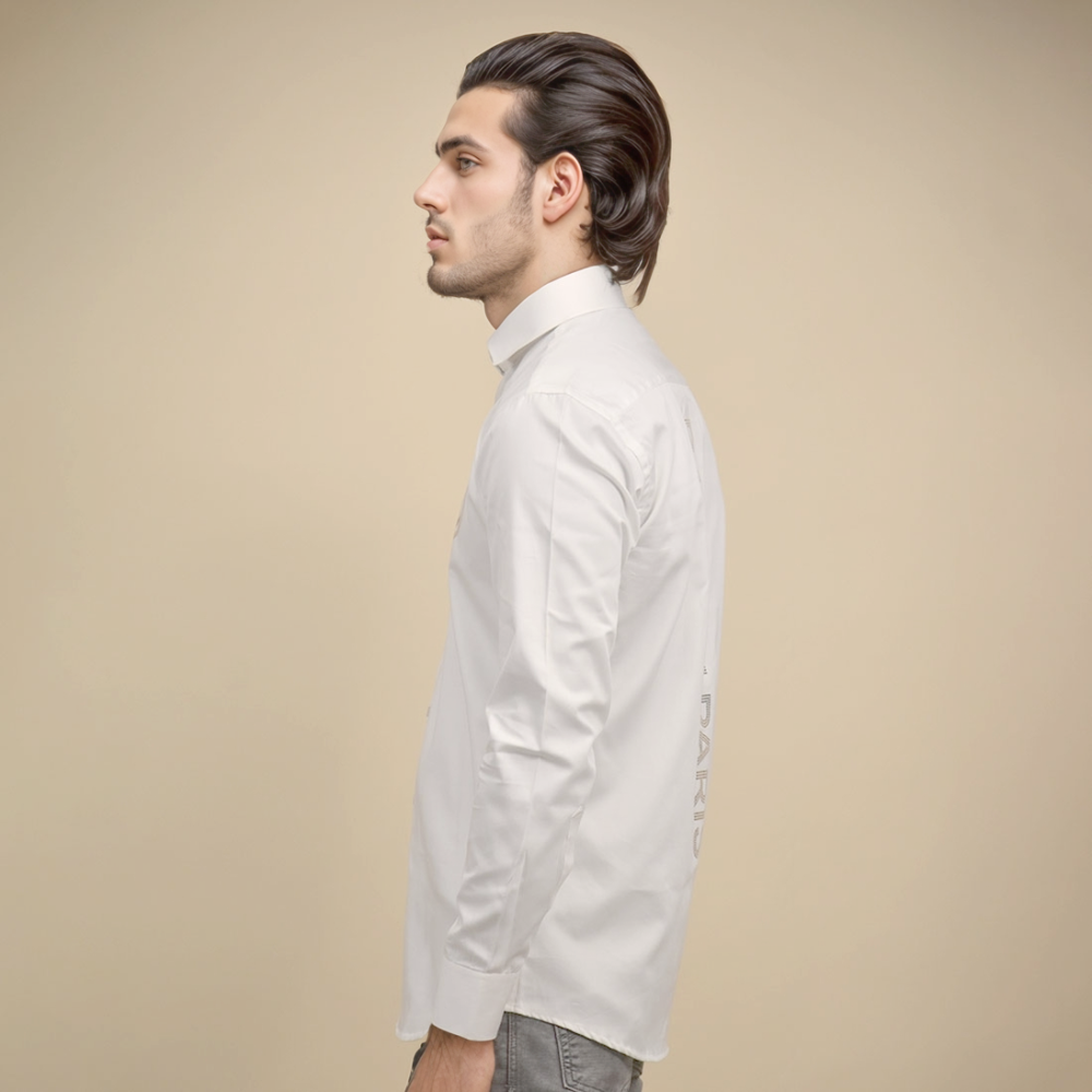 Balmain White Premium Quality Shirt-2