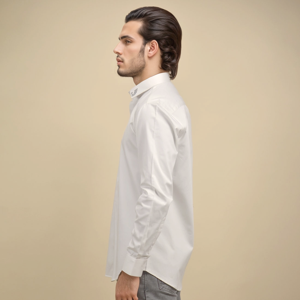 Emporio Armani White Premium Quality Shirt-thumb-2