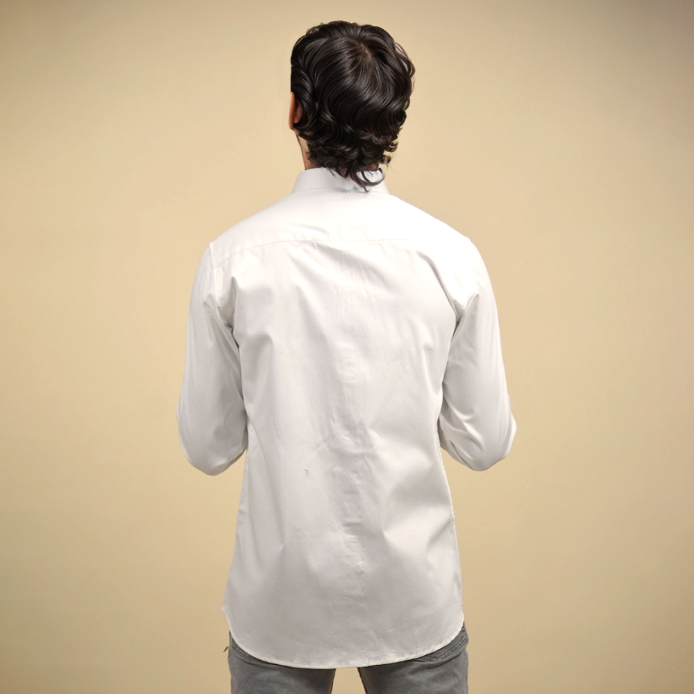 Emporio Armani White Premium Quality Shirt-thumb-3