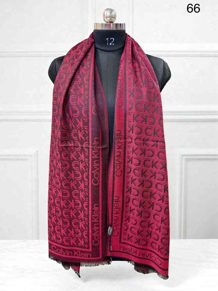 Red Calvin Klein Cashmere Beige Premium Quality Reversible Stole