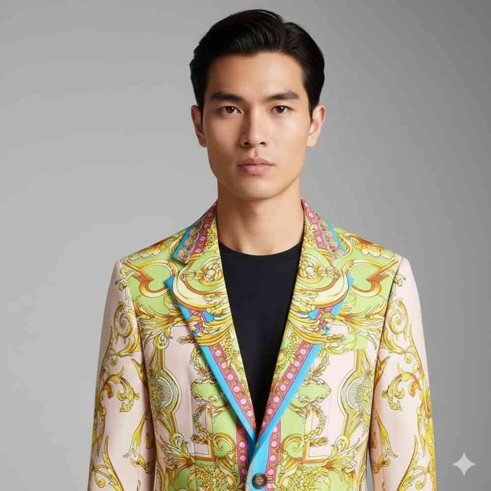 Versace Imported Yellow Premium Quality Blazer-1