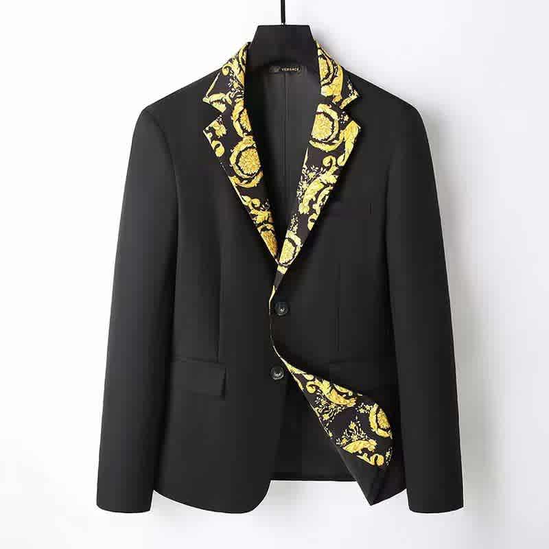Versace Imported Black Premium Quality Blazer-2
