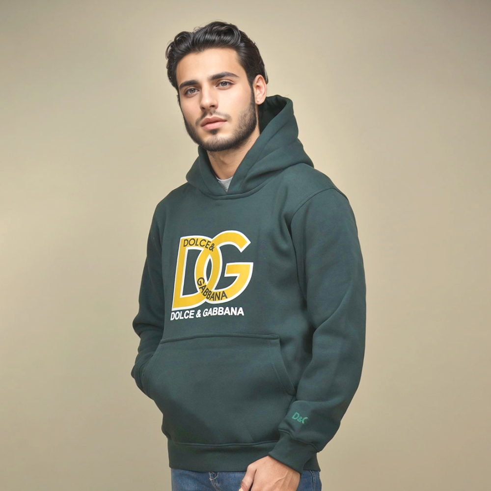 Dark Green Dolce & Gabbana Wine Premium Quality Hoodie