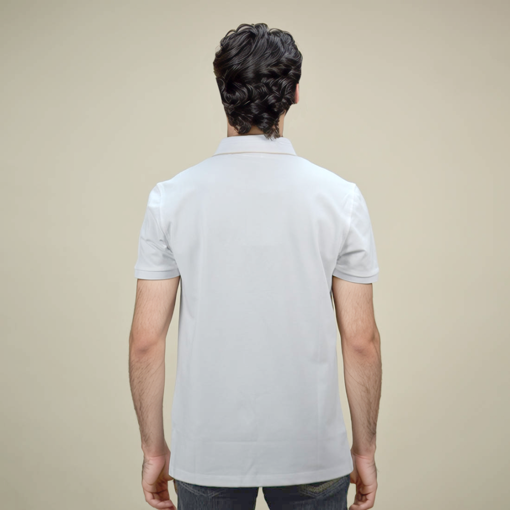 Dior White Premium Quality Polo Tees-thumb-3