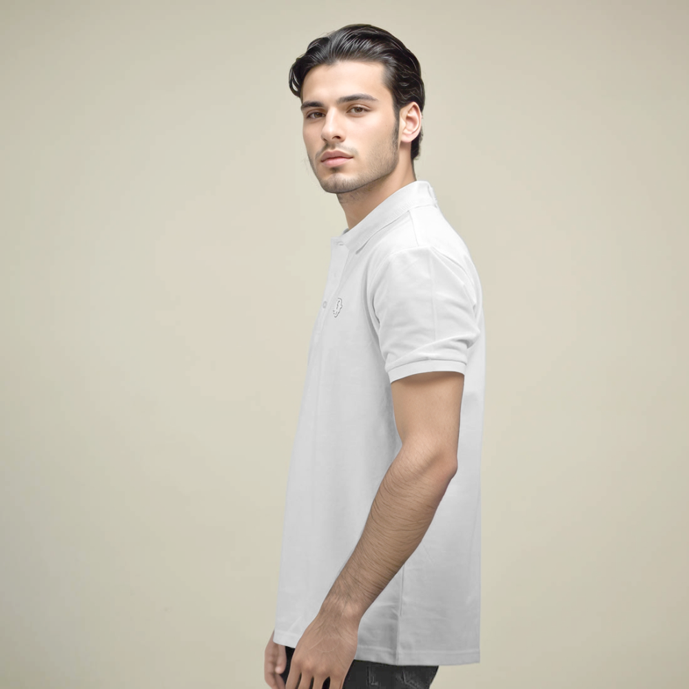 Dior White Premium Quality Polo Tees-thumb-2