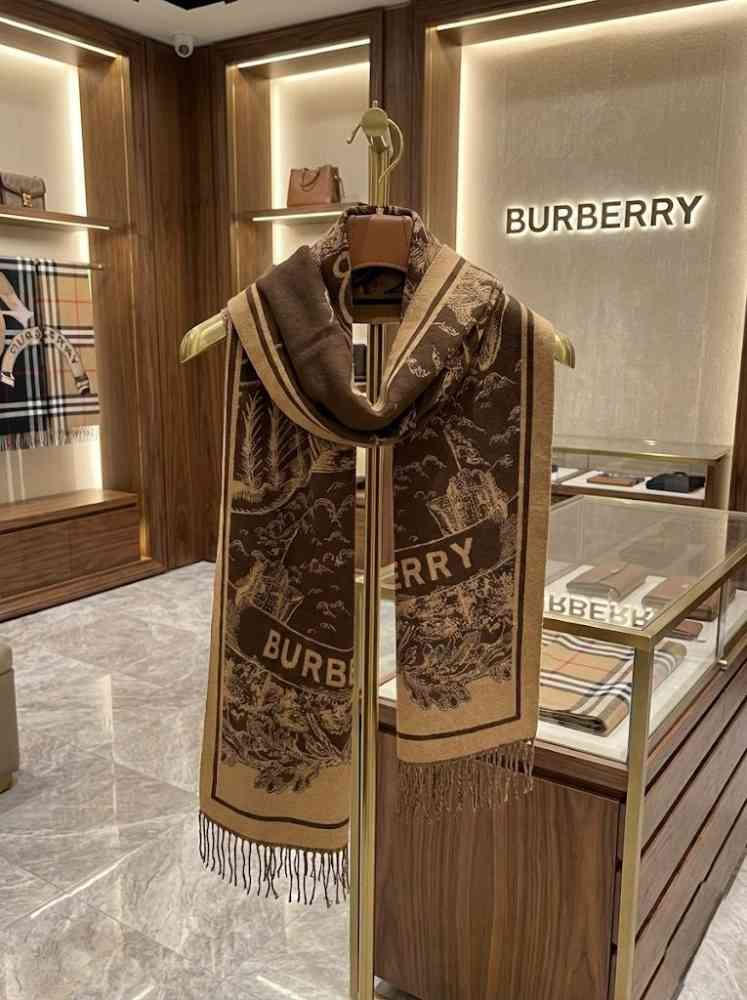 Burberry Cashmere Brown Premium Quality Stole-3