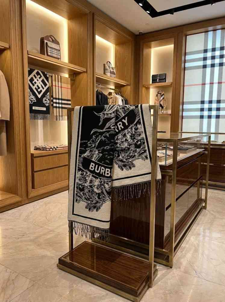 Burberry Cashmere Black Premium Quality Stole-2