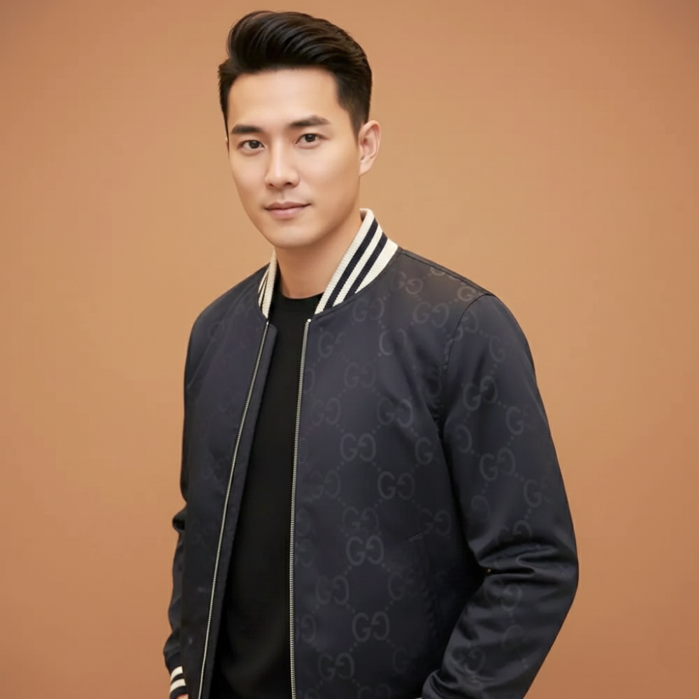 Gucci Jumbo GG Canvas Black Jacket