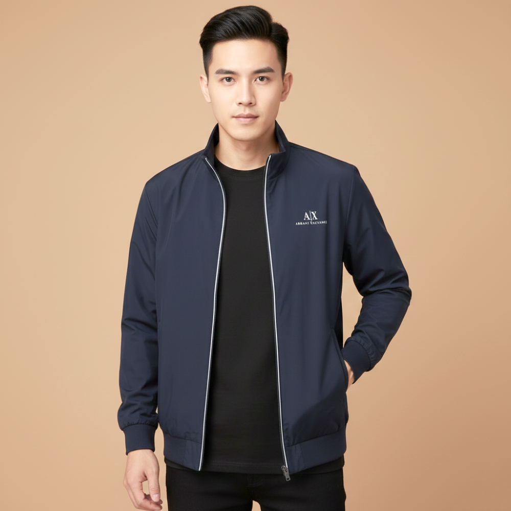 Blue Armani Exchange Black Premium Quality Zipper