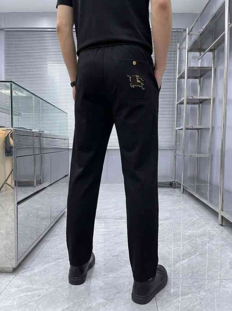 Burberry Black Premium Quality Warm Track Pant-thumb-1