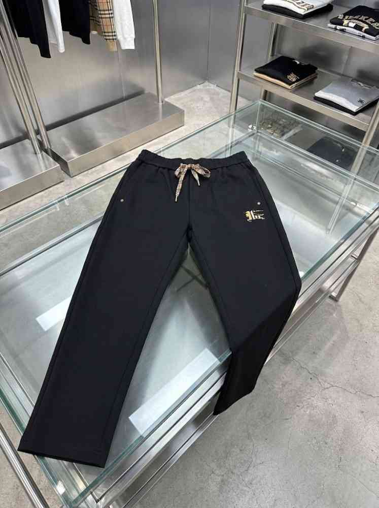 Burberry Black Premium Quality Warm Track Pant-thumb-3