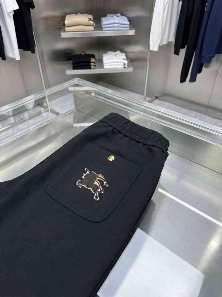 Burberry Black Premium Quality Warm Track Pant-thumb-6