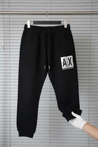 Armani Exchange Black Premium Quality Warm Track Pant-thumb-1