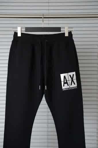 Armani Exchange Black Premium Quality Warm Track Pant-thumb-3