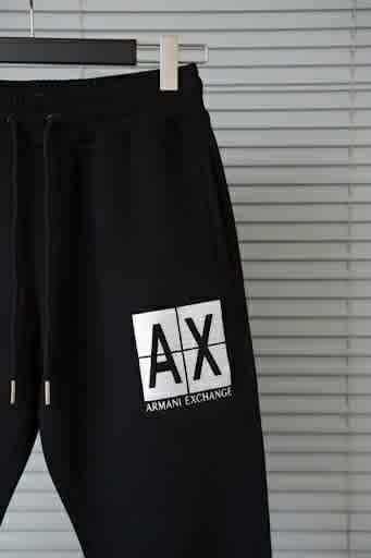 Armani Exchange Black Premium Quality Warm Track Pant-thumb-4