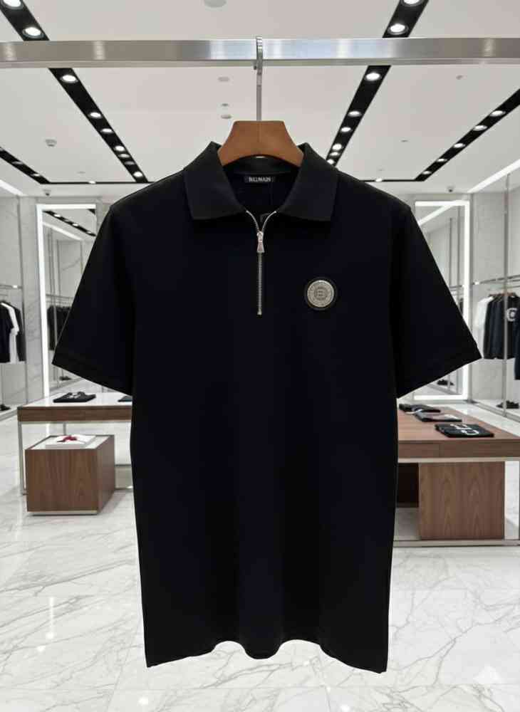 Balmain Black Premium Quality T-shirt-thumb-2