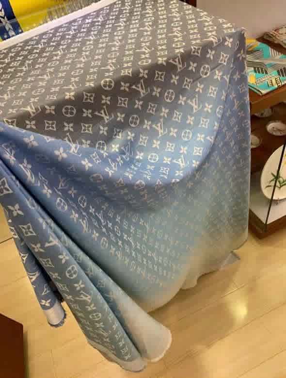 Louis Vuitton Designer Blue Ombre Stole-1