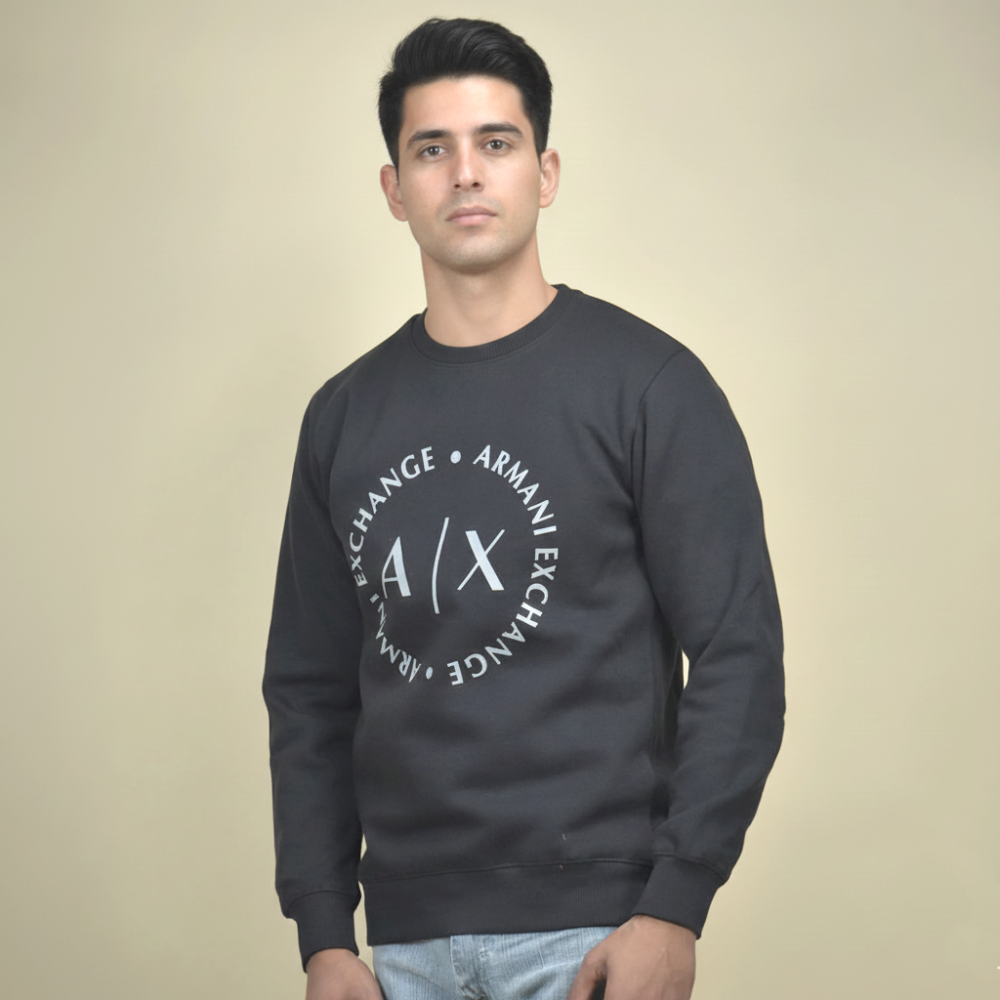 Armani Exchange Black Premium Quality Sweatshirt