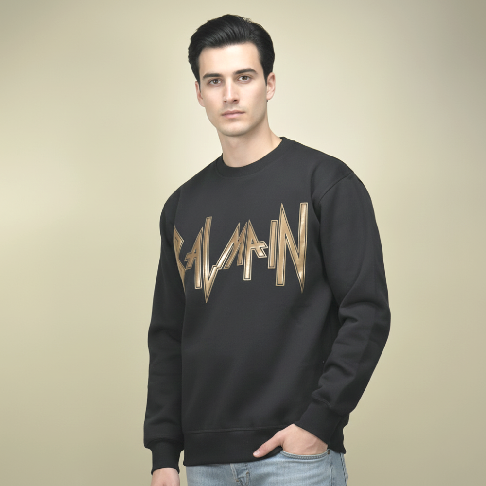 Balmain Black Premium Quality Sweatshirt