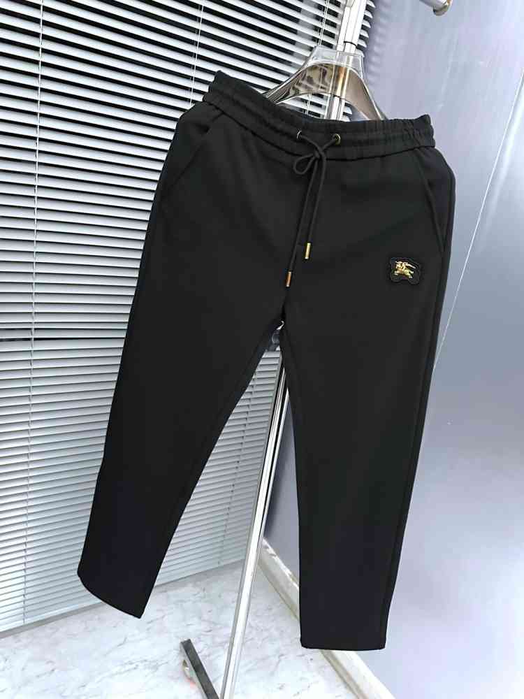 Burberry Black Premium Quality Warm Track Pant-thumb-4