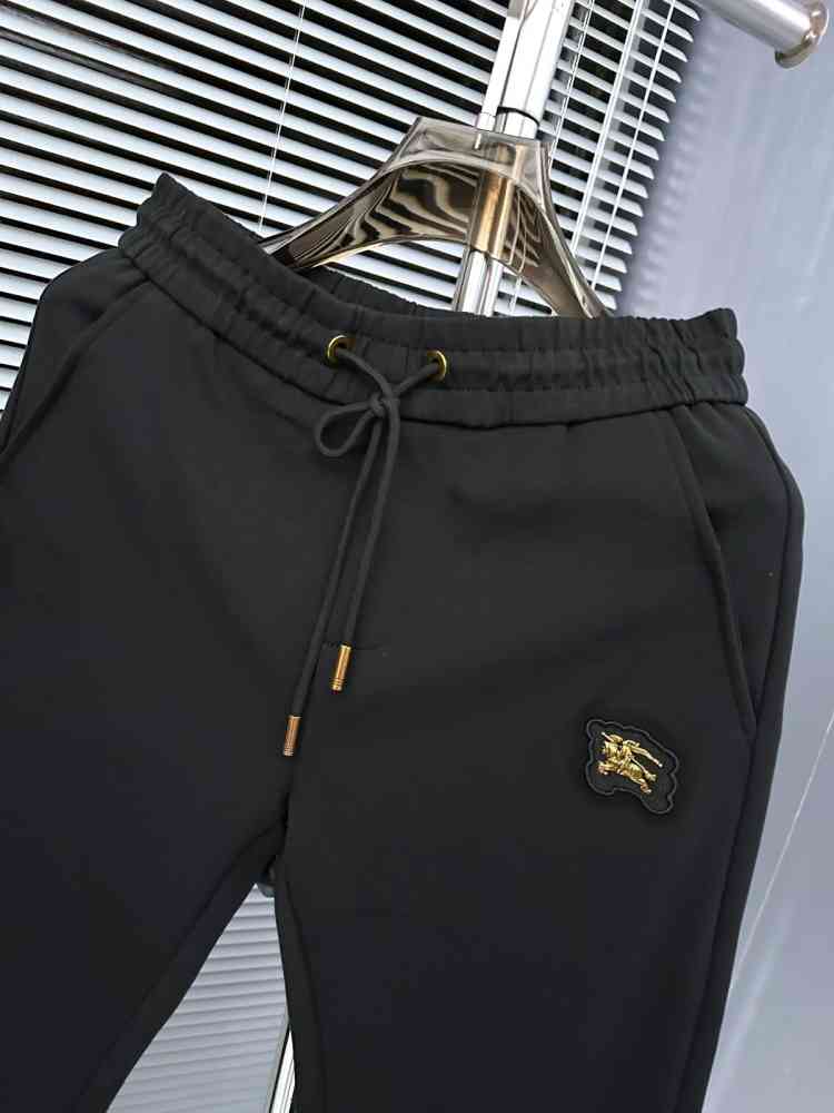 Burberry Black Premium Quality Warm Track Pant-thumb-2