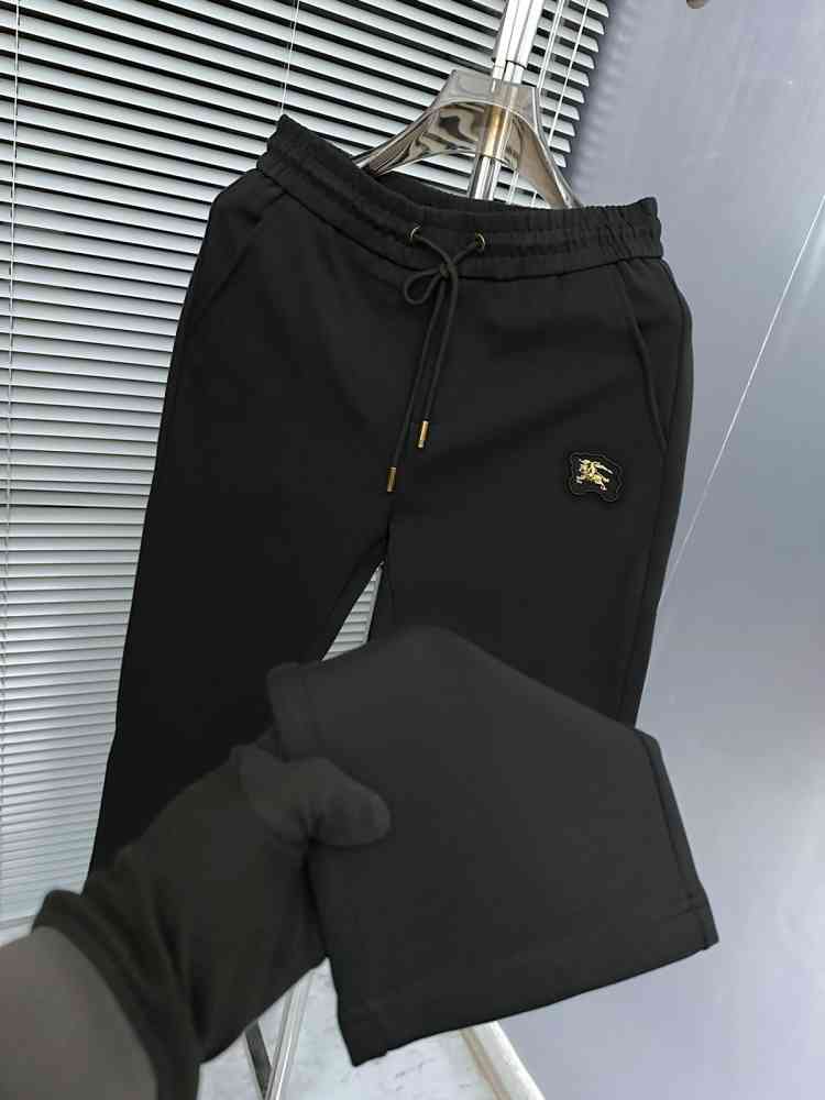 Burberry Black Premium Quality Warm Track Pant-thumb-7
