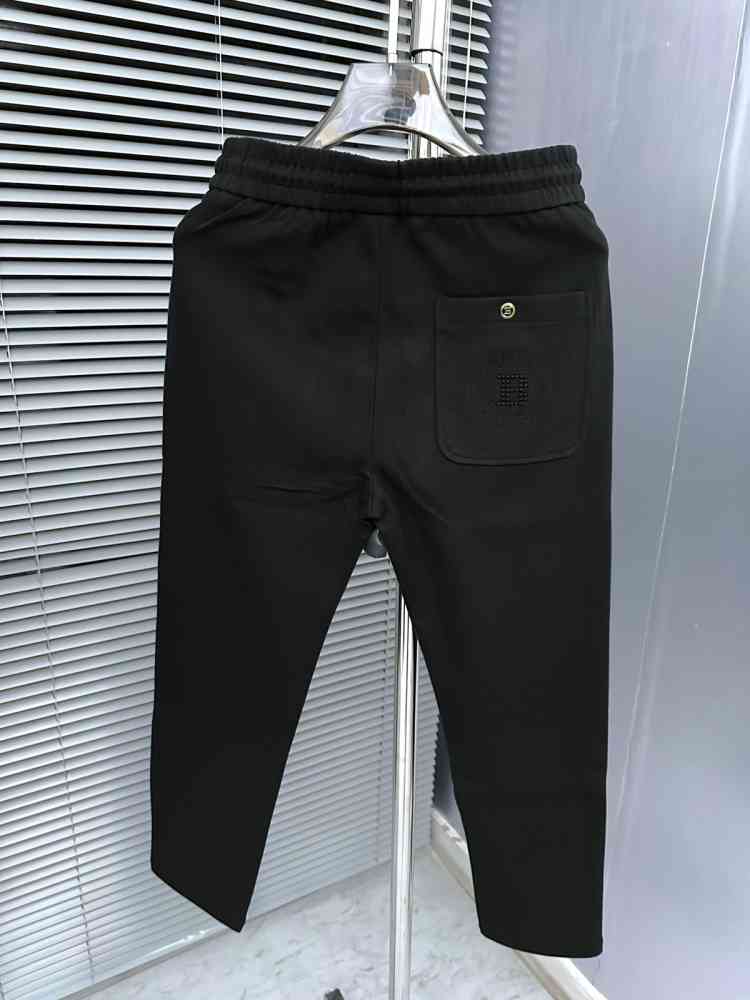 Burberry Black Premium Quality Warm Track Pant-thumb-6