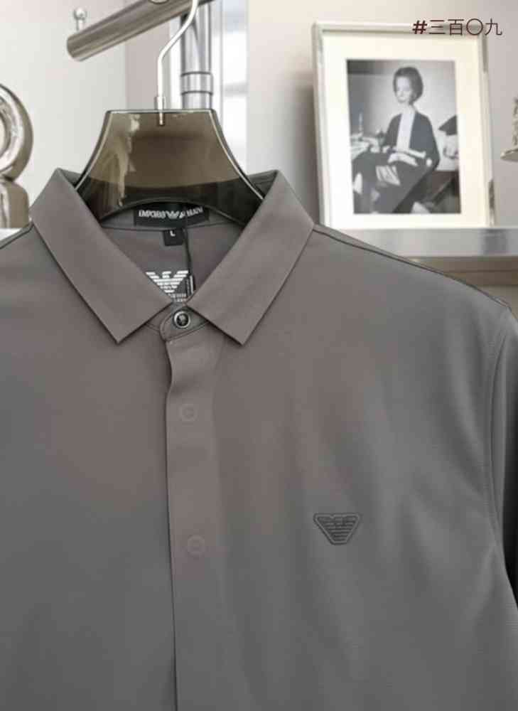 Armani Exchange Grey Premium Quality Cotton Shirt-2