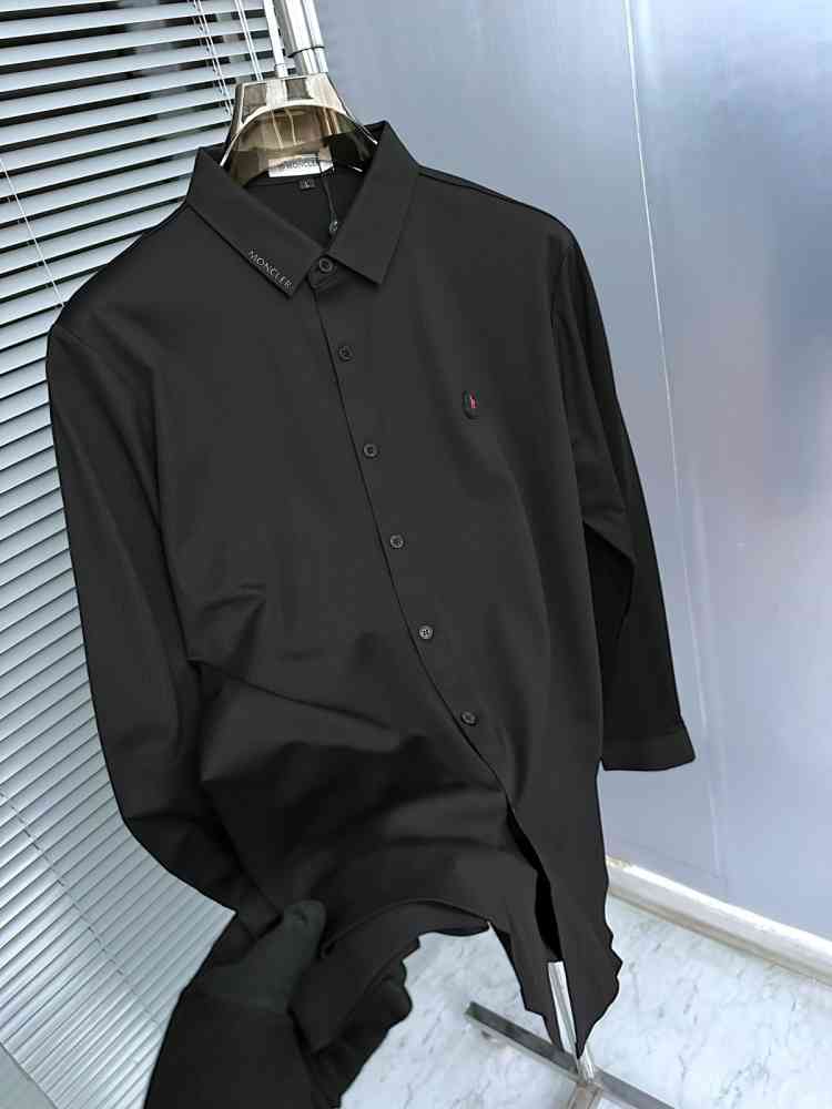 Black Moncler Green Pemium Quality High End Authentic Shirt
