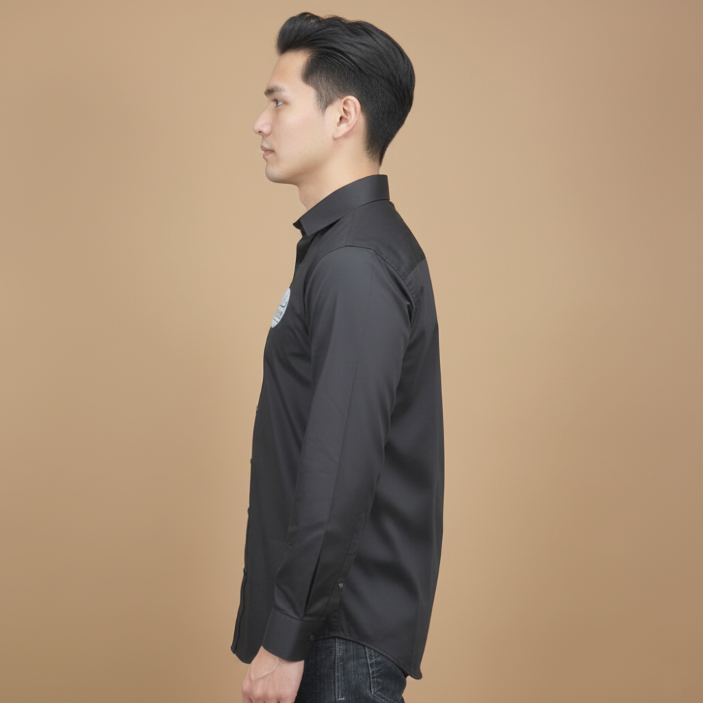 Louis Vuitton Heart Print Black Premium Shirt-2