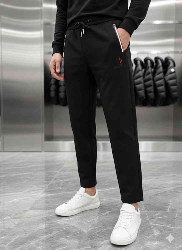 Moncler Black Premium Quality Warm Track Pant-thumb-0