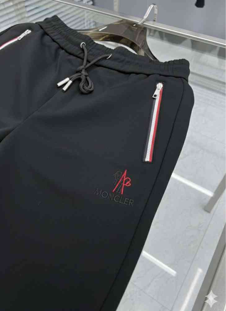 Moncler Black Premium Quality Warm Track Pant-thumb-2