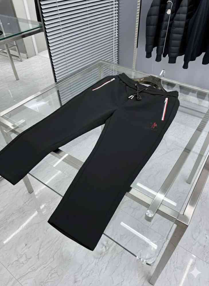 Moncler Black Premium Quality Warm Track Pant-thumb-3