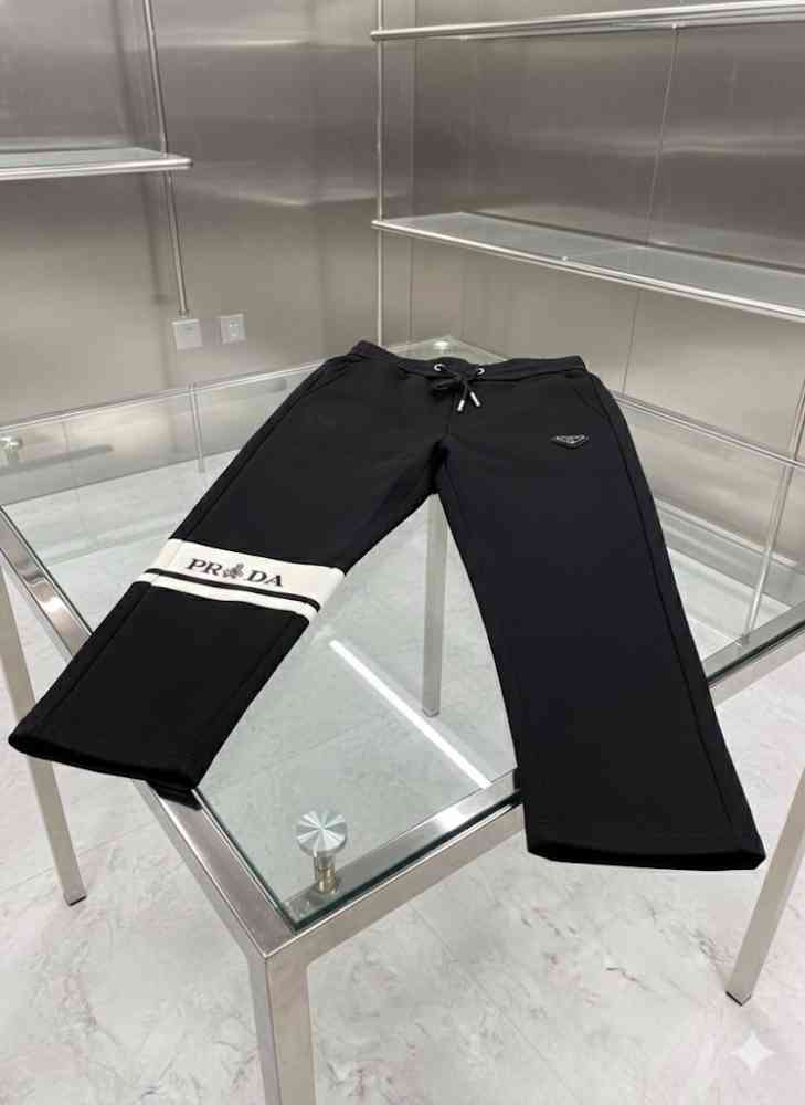 Prada Black Premium Quality Warm Track Pant-thumb-2