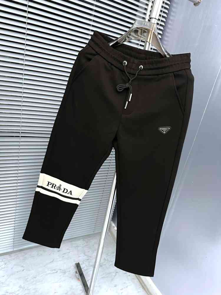 Prada Black Premium Quality Warm Track Pant-thumb-1