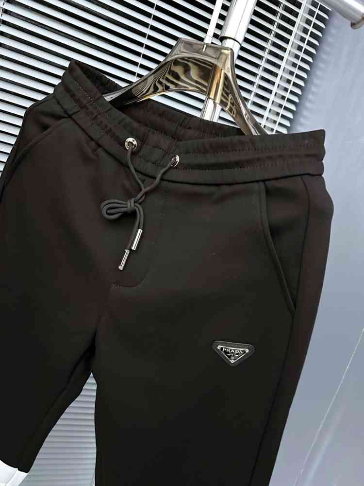 Prada Black Premium Quality Warm Track Pant-thumb-3