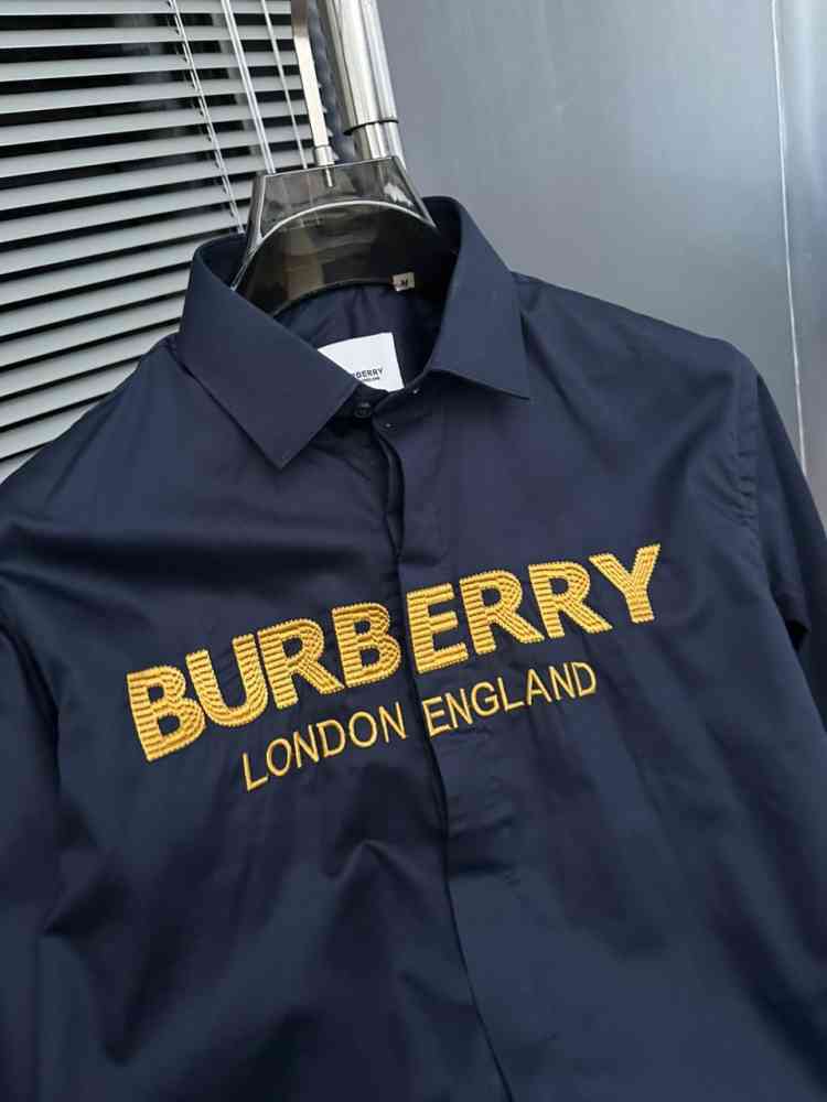 Burberry Blue Premium Quality Shirt-1