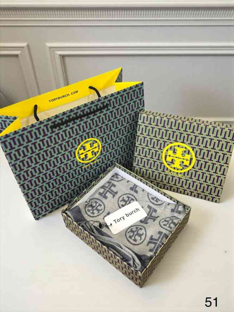 Tory Burch Designer Blue Woollen Stole-2